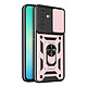 Avizar Coque pour Samsung Galaxy A27 avec Bague Support et Cache Caméra Coulissant - Protection renforcée certifiée MIL-STD-810G contre chocs et chutes pour votre Samsung Galaxy A27