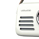 Ledwood Radio Rétro Portable Modèle Alma 5W avec Bluetooth / USB / Aux Blanc pas cher