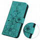Acheter Avizar Étui portefeuille pour Galaxy A27 Motif Fleur de Lys avec Fonction Support