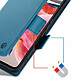Acheter Avizar Étui portefeuille pour Galaxy A27 Effet Cuir Cousu avec Fonction Support