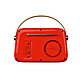 Avis Ledwood Radio Rétro Portable Modèle Alma 5W avec Bluetooth / USB / Aux Rouge