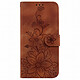 Avizar Étui portefeuille pour Galaxy A27 Motif Fleur de Lys avec Fonction Support - Cet étui ajusté pour Galaxy A27 offre une protection intégrale de l'écran, du dos et des contours contre les chocs et les rayures