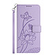 Avizar Étui Portefeuille pour Honor 600 Smart Motif Lotus Oriental avec Dragonne - Cet étui portefeuille avec un motif oriental est spécialement conçu pour épouser à la perfection les lignes de votre Honor 600 Smart tout en lui offrant une grande éléga