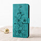 Avizar Étui portefeuille pour Galaxy A27 Motif Fleur de Lys avec Fonction Support pas cher
