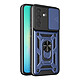 Avizar Coque pour Samsung Galaxy A27 avec Bague Support et Cache Caméra Coulissant - Protection renforcée certifiée MIL-STD-810G contre chocs et chutes pour votre Samsung Galaxy A27