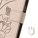 Avis Avizar Étui Portefeuille pour Honor 600 Smart Motif Lotus Oriental avec Dragonne