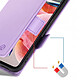 Acheter Avizar Étui portefeuille pour Galaxy A27 Effet Cuir Cousu avec Fonction Support