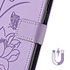 Avis Avizar Étui Portefeuille pour Honor 600 Smart Motif Lotus Oriental avec Dragonne