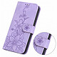 Acheter Avizar Étui portefeuille pour Galaxy A27 Motif Fleur de Lys avec Fonction Support