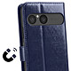 Avis Avizar Étui Portefeuille pour Xperia 10 VII Effet Cuir Marbré avec Fonction Support