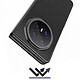 iMak Coque pour Honor Magic V6 Rigide Pliable Antidérapante Effet Carbone Noir pas cher