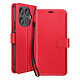 Mayaxess Étui Portefeuille pour Xiaomi 17T Pro avec Dragonne et Support Rouge - Cet étui de protection portefeuille est conçu sur mesure pour le Xiaomi 17T Pro afin d'assurer un ajustement parfait et un maintien sécurisé.