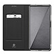 Dux Ducis Étui pour Sony Xperia 1 VIII Série Skin Pro avec Porte-Carte et Support Vidéo Noir pas cher