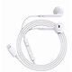 Avizar Écouteurs Filaires Lightning avec Micro intégré pour iPhone SE 2022 Blanc Écouteurs compatibles avec iPhone SE 2022 et tous les appareils dotés d'une connectique Lightning (pour l'audio)