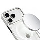 Avis Jaym Coque Bumper pour iPhone 17 Pro Max Compatible MagSafe avec Contour Renforcé Blanc / Transparent
