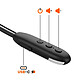 Avis LinQ Écouteurs Sans Fil Bluetooth Sport Tour de Cou Magnétique Autonomie 24h Noir