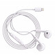 Avizar Écouteurs Filaires Lightning pour iPhone SE 2020 avec Microphone intégré Blanc Écouteurs compatibles avec iPhone SE 2020 et tous les appareils dotés d'une connectique Lightning (pour l'audio)