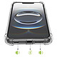 Mayaxess Coque pour iPhone 16e Protection Antichoc avec Coins Renforcés Transparent pas cher