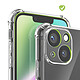 Acheter Mayaxess Coque pour iPhone 14 en Silicone Souple Antichoc avec Coins Renforcés Transparent