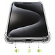 Mayaxess Coque pour iPhone 15 Pro Max Protection Antichoc avec Coins Renforcés Transparent pas cher