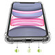 Mayaxess Coque pour iPhone 11 en Silicone avec Coins Renforcés Antichocs Transparent pas cher