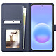 Mayaxess Étui Portefeuille pour Galaxy A57 Protection Anti-RFID avec Coque Détachable Bleu nuit pas cher