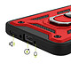 Acheter Mayaxess Coque Anneau pour Galaxy A37 avec Cache Caméra Coulissant et Bague Magnétique Rouge / Noir