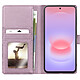 Mayaxess Étui Portefeuille pour Galaxy A37 Protection Anti-RFID avec Coque Détachable Rose champagne pas cher