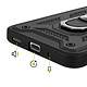 Acheter Mayaxess Coque pour Galaxy S20 FE avec Cache Objectif Coulissant et Anneau Magnétique Noir