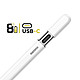 Avis Remax Stylet Tactile Bluetooth Magnétique pour iPad 2018 à 2024 avec Rejet de Paume Blanc