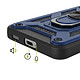 Acheter Mayaxess Coque pour Galaxy S21 FE avec Cache Caméra Coulissant et Bague Magnétique Bleu nuit