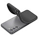Mayaxess Coque pour Galaxy S21 FE 5G en Silicone Souple avec Bords Surélevés Noir pas cher