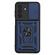 Mayaxess Coque pour Galaxy A27 avec Anneau Magnétique Rotatif et Cache Caméra Coulissant Bleu nuit Conçue pour Galaxy A27, cette coque associe polycarbonate et gel silicone pour absorber efficacement les chocs et préserver votre smartphone au quotidien.
