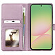 Mayaxess Étui Portefeuille pour Samsung Galaxy A56 Anti-RFID avec Coque Détachable Rose champagne pas cher