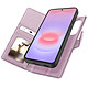 Mayaxess Étui Portefeuille pour Galaxy A37 Protection Anti-RFID avec Coque Détachable Rose champagne Cet étui portefeuille offre une protection intégrale sur mesure pour votre Samsung Galaxy A37. Sa coque détachable aimantée permet d'utiliser votre téléphone seul en tou