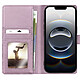 Mayaxess Étui Portefeuille pour iPhone 16e Protection Anti-RFID avec Coque Détachable Rose champagne pas cher
