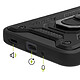 Acheter Mayaxess Coque pour Galaxy A27 avec Cache Objectif Coulissant et Anneau Magnétique Noir