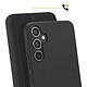 Avis Mayaxess Coque pour Galaxy A34 5G en Silicone Souple avec Protection Sobre et Antichoc Noir
