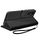 Acheter Mayaxess Etui Portefeuille pour Galaxy A34 5G avec Dragonne et Support Vidéo Noir
