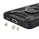 Acheter Mayaxess Coque pour Galaxy S21 avec Cache Caméra Coulissant et Bague Magnétique Noir