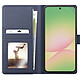 Mayaxess Étui Portefeuille pour Samsung Galaxy A56 Protection Anti-RFID Coque Détachable Bleu nuit pas cher