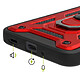 Acheter Mayaxess Coque Anneau pour Galaxy A27 avec Cache Caméra Coulissant et Bague Magnétique Rouge / Noir