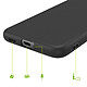 Acheter Mayaxess Coque pour Galaxy S21 FE 5G en Silicone Souple avec Bords Surélevés Noir