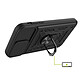 Avis Mayaxess Coque pour iPhone 11 avec Cache Objectif Coulissant et Anneau Support Magnétique Noir