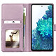 Mayaxess Étui Portefeuille pour Samsung Galaxy S20 FE Anti-RFID avec Coque Détachable Rose champagne pas cher