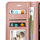 Mayaxess Étui Portefeuille pour Samsung Galaxy S21 avec Dragonne Rose gold pas cher
