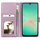 Mayaxess Étui Portefeuille pour Galaxy A26 Protection Anti-RFID avec Coque Détachable Rose champagne pas cher