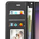 Mayaxess Etui Portefeuille pour Galaxy S23 Ultra avec Dragonne et Support Vidéo Noir pas cher