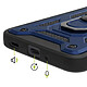 Acheter Mayaxess Coque pour Galaxy A27 avec Anneau Magnétique Rotatif et Cache Caméra Coulissant Bleu nuit