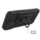 Avis Mayaxess Coque pour iPhone 16e avec Cache Objectif Coulissant et Anneau Support Magnétique Noir